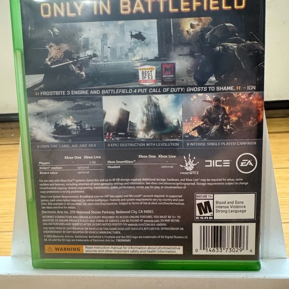Battlefield 4 (Microsoft Xbox One, 2013)